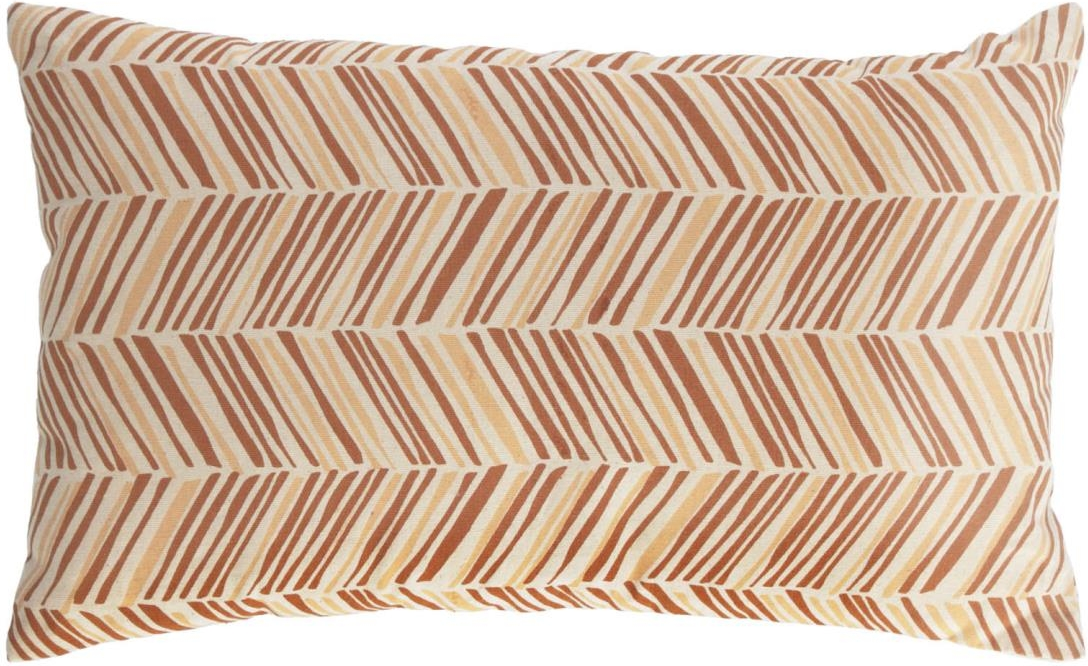 Pudebetræk/pudeovertræk Kave Home Uriana 100% bomuld brun 30Ã50 cm