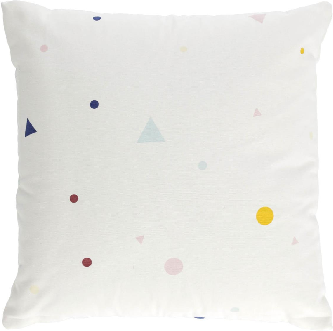 Pudebetræk Kave Home Miris 45x45 cm farverigt geometrisk mønster bomuld hypoallergen