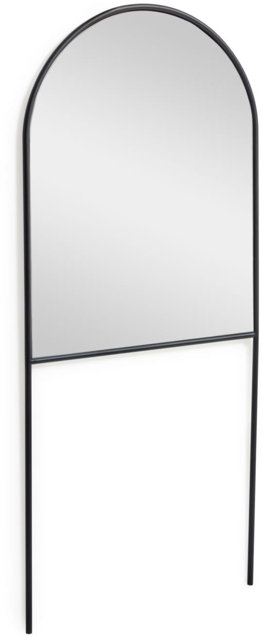 Gulv- og vægspejl Kave Home Nazara sort 161,5 x 70 cm