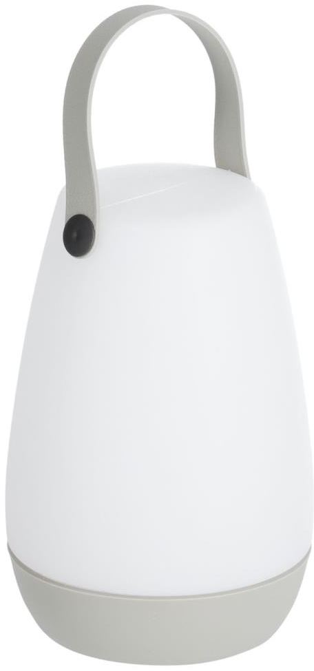 Bordlampe Kave Home Dianela USB-genopladelig dæmpbar LED Grå/Hvid Ø13Ã28 cm