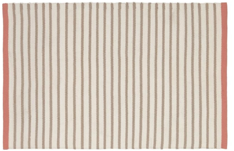 Gulvtæppe Kave Home Catiana 60x90 cm Genbrugt PET Havplast Moderne nordisk brun