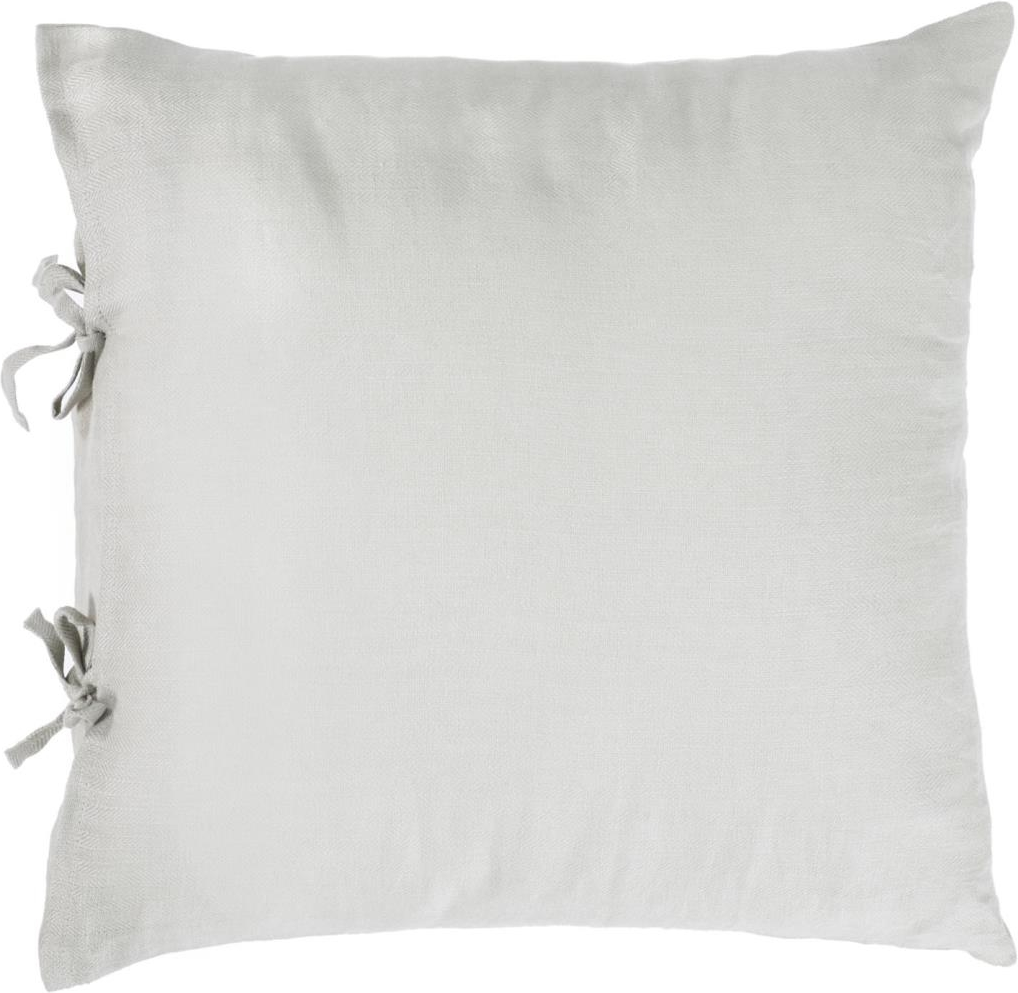Pudebetræk Kave Home Tazu 45x45 cm i 100% gråt linned