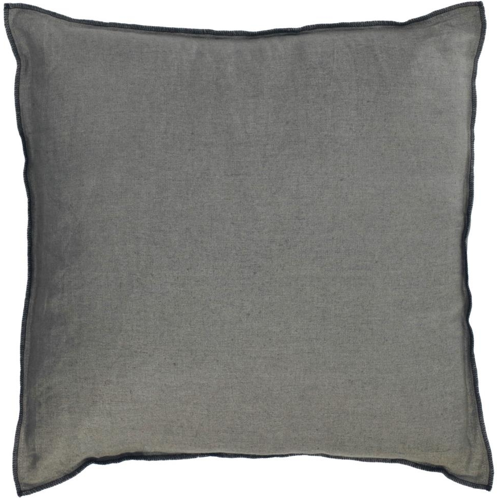 Pudebetræk Kave Home Elea 45x45 cm 100% linned mørkegrå