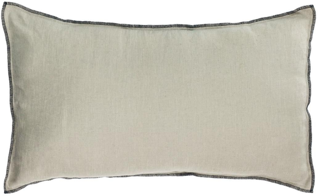 Pudebetræk Kave Home Elea i 100% linned 30x50 cm grå