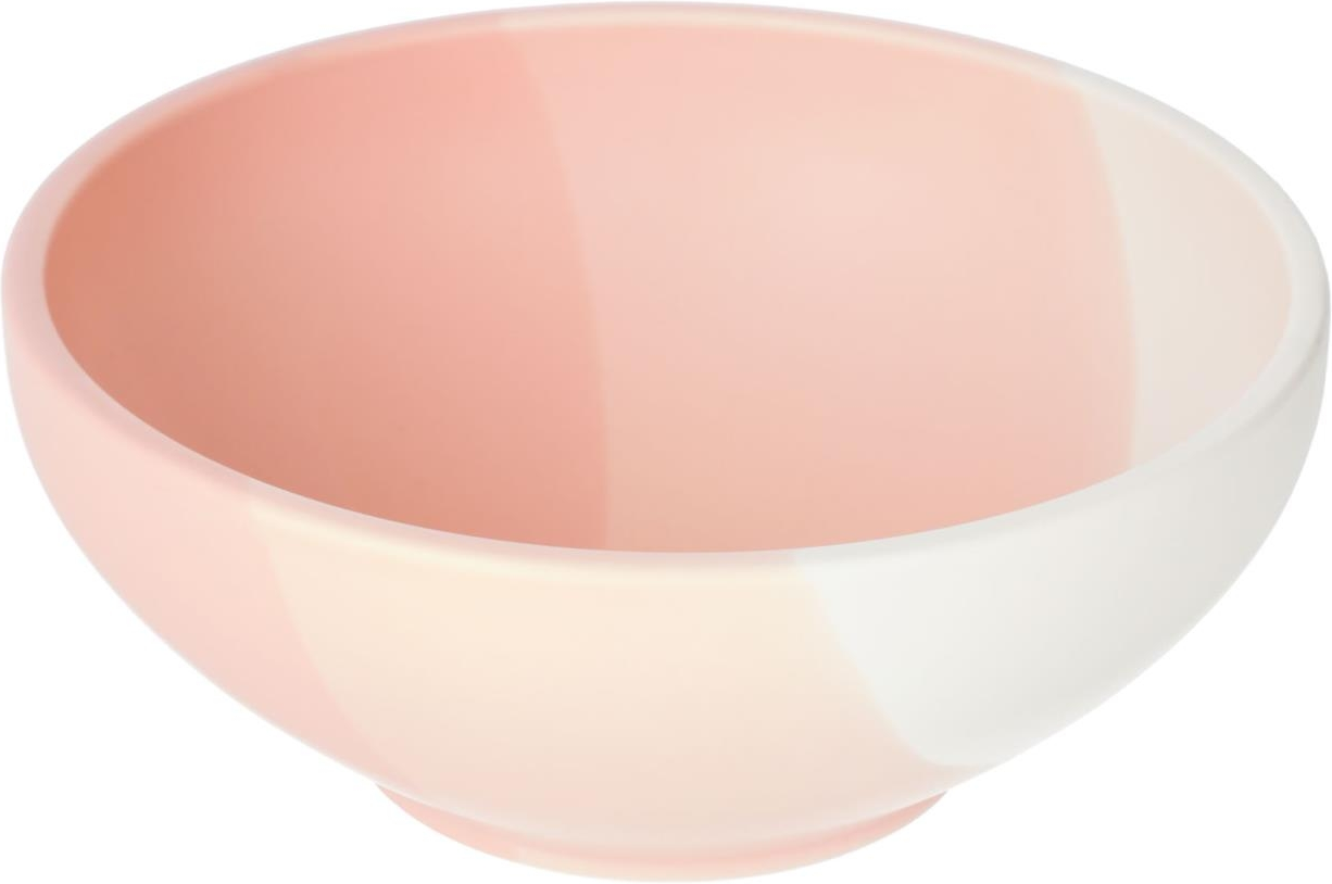 Serveringsskål Kave Home Sayuri Ø24 x H10 cm lyserød keramik