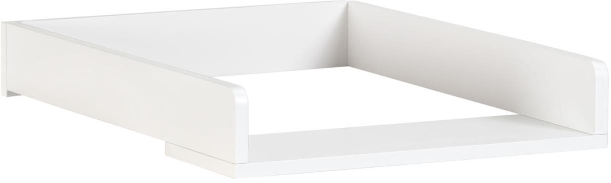 Babyskifter/skiftetabel Kave Home Nunila til kommode hvid MDF 55x72 cm
