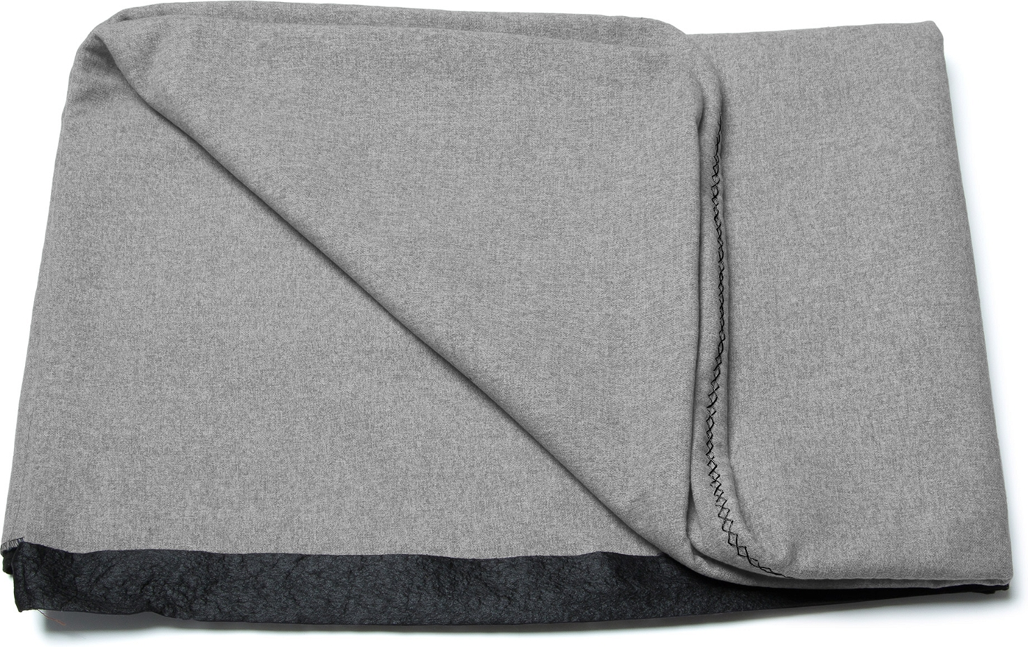 Sengegavlebetræk Kave Home Dyla grå polyester pletbestandigt 108Ã76 cm