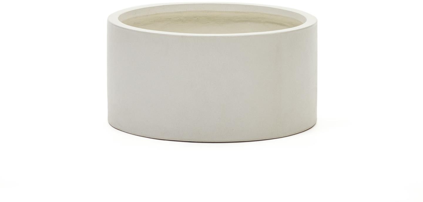 Plantekrukke Kave Home Aiguablava i cement H30x62x62 cm hvid