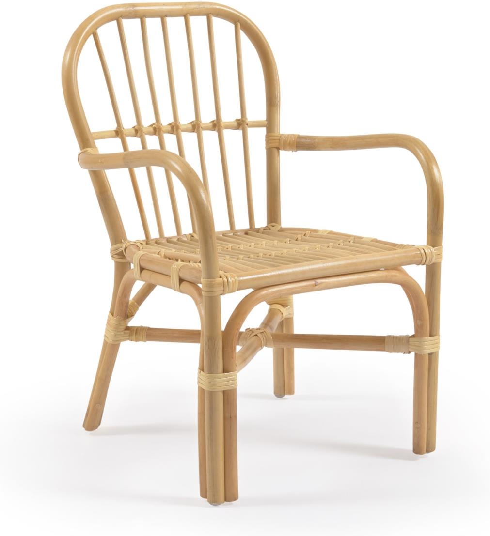 Børnestol Kave Home Marzieh i naturfarvet rattan  -  håndlavet 100% naturlige fibre