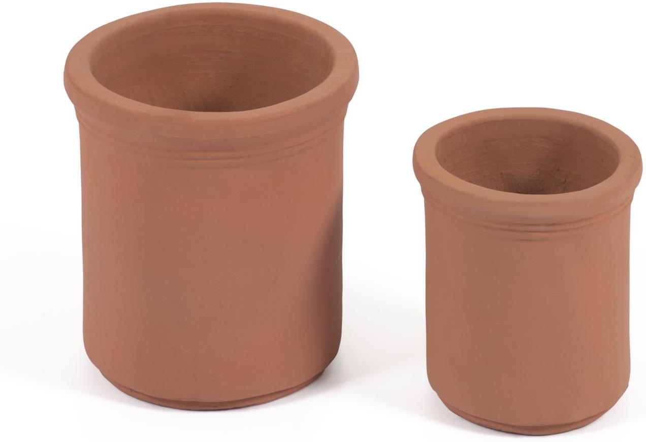 Plantekrukke Kave Home Tarcila terracotta natur Ø33 x H31 cm