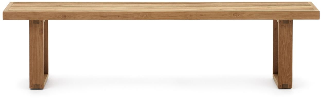 Entrébænk Kave Home Canadell genanvendt teak natur 210 cm