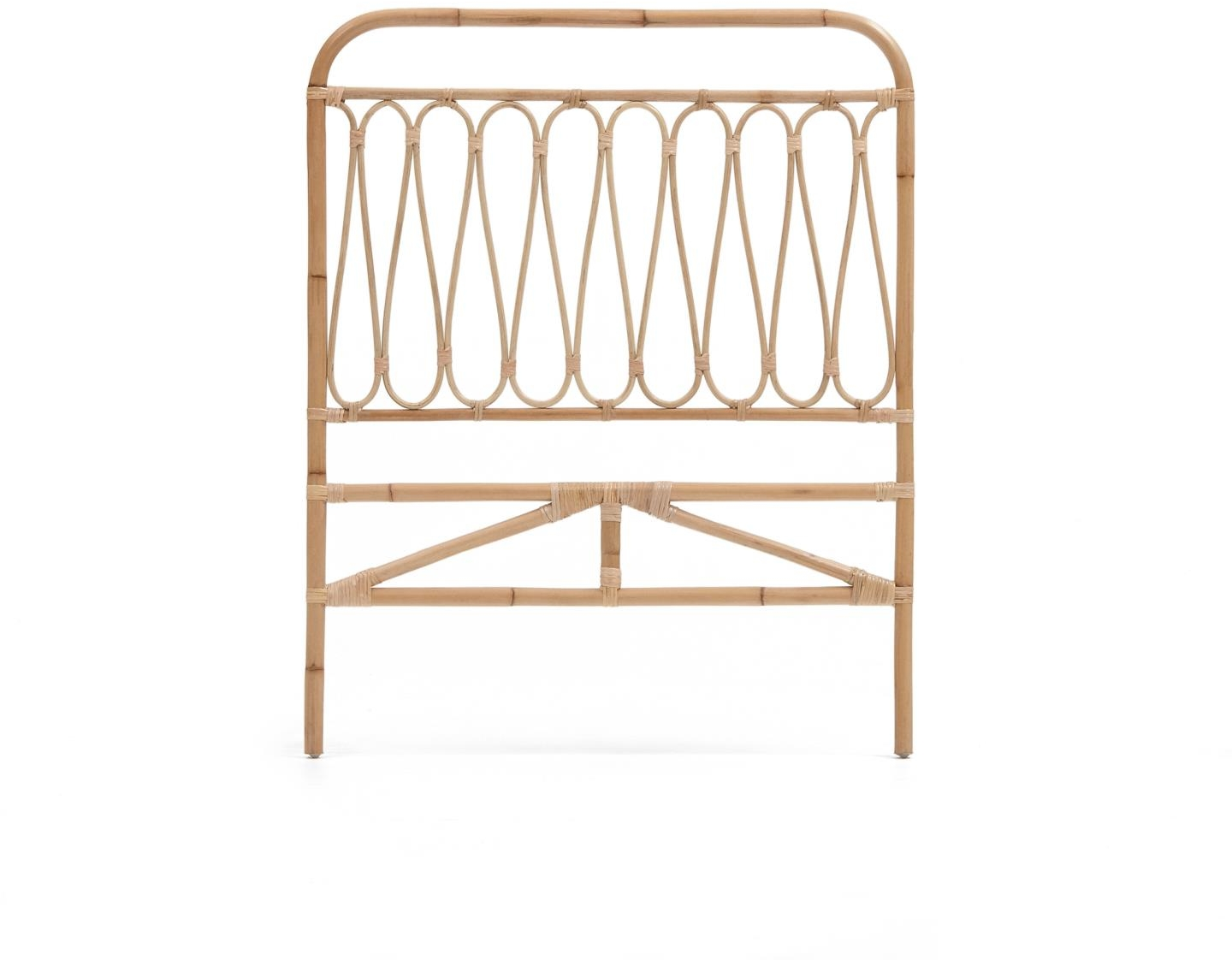 Sengegavl Kave Home Caterina i rattan natur 90 cm | Hovedgærde
