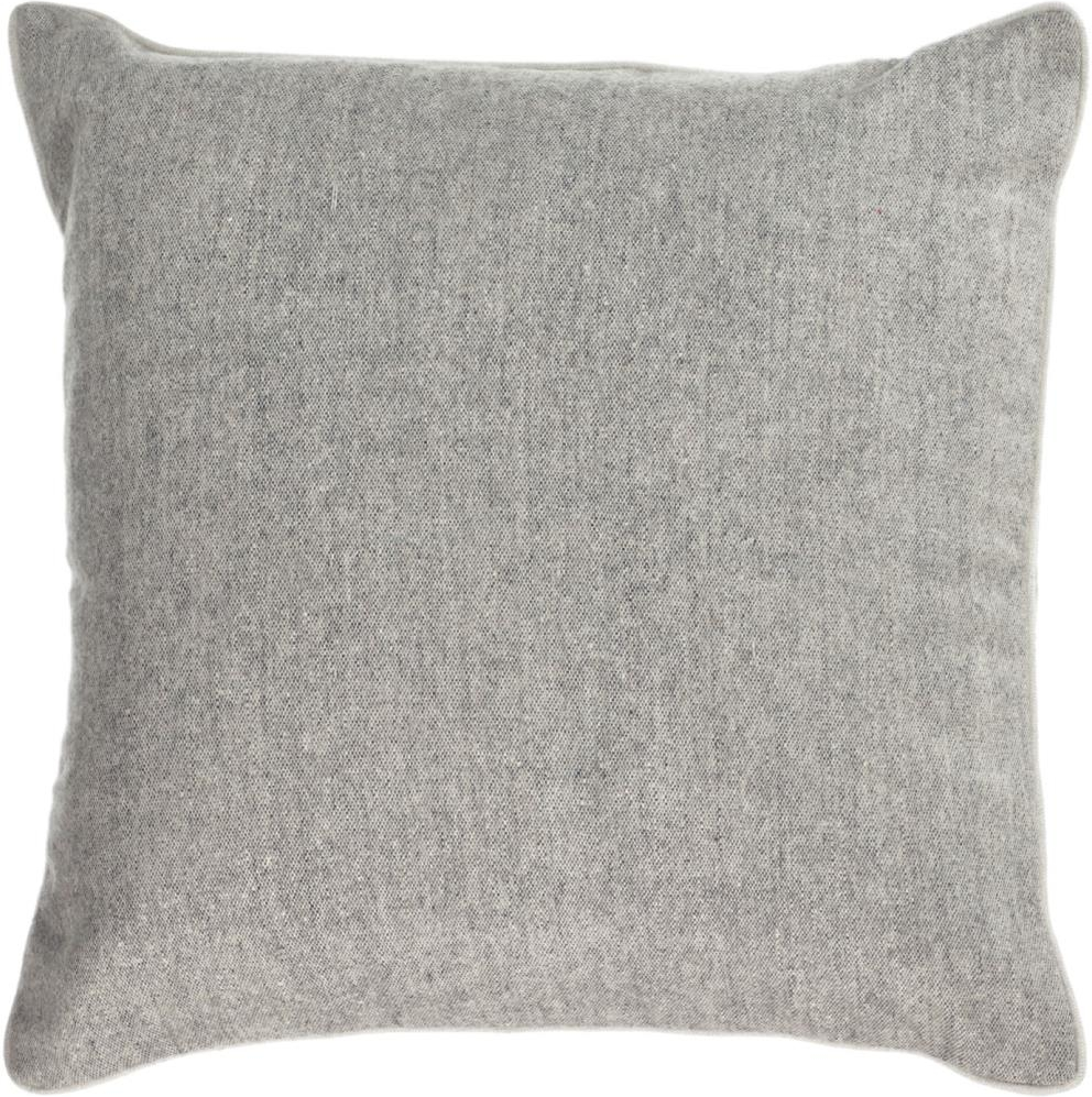 Pudebetræk Kave Home Alcara 45x45 cm grå  -  naturfibre nordisk design