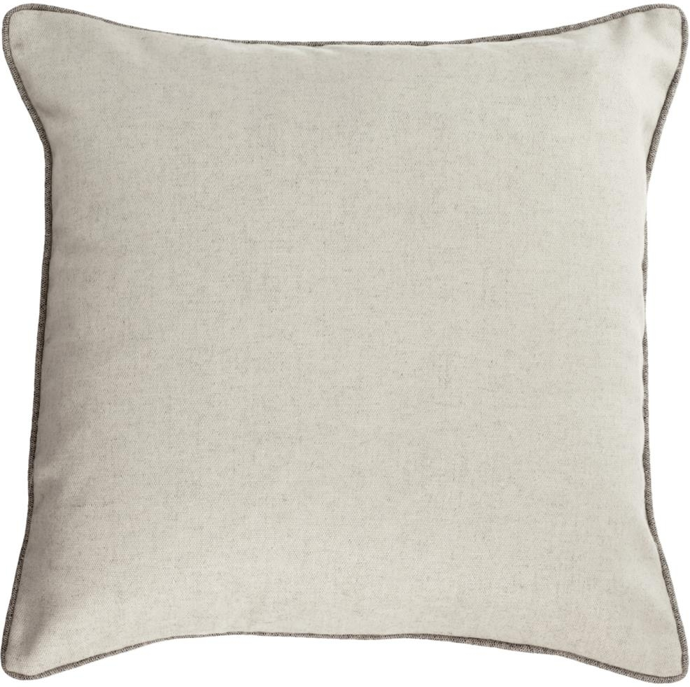 Pyntepudebetræk Kave Home Alcara 45x45 cm hvid uld-polyester