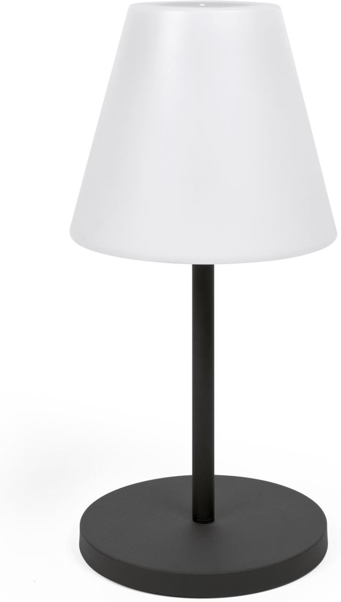 Bordlampe LED Kave Home Amaray bærbar USB-opladelig sort  -  justerbar farve & intensitet indendørs og udendørs