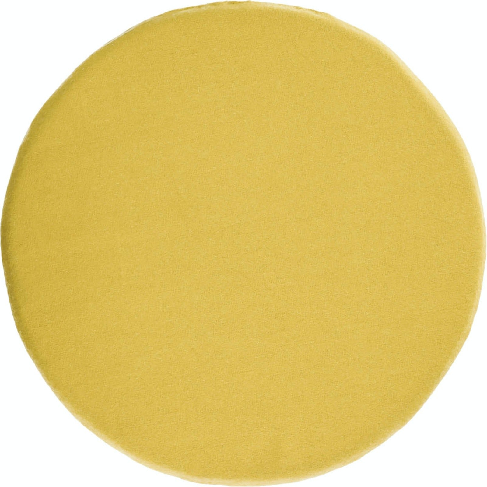 Stolhynder Kave Home Biasina sennepsfarvet stof 37x37x3,8 cm moderne komfort