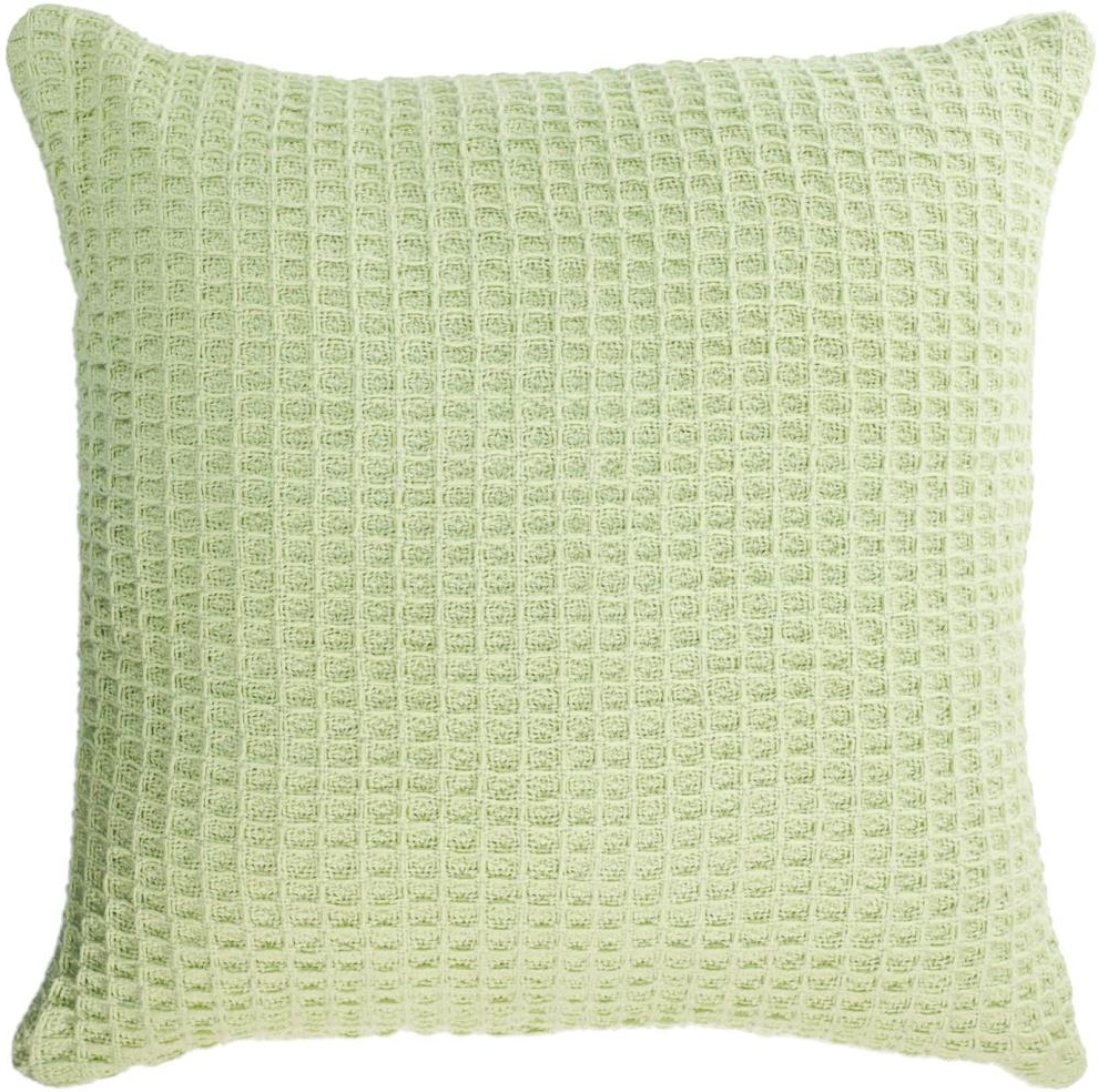 Pudebetræk / Pudeovertræk Kave Home Shallowy 45x45 cm 100% bomuld grøn
