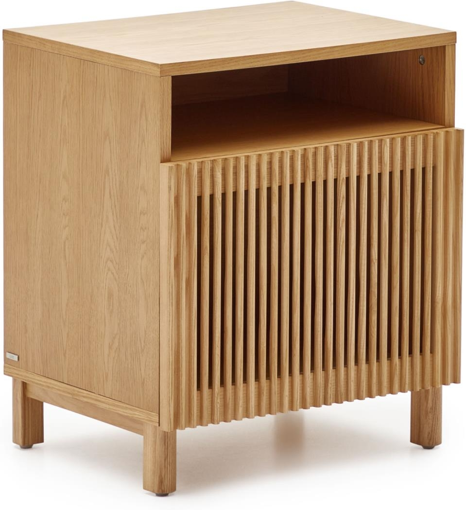 Sengebord/natbord Kave Home Beyla natur askefiner 62x42x53 cm