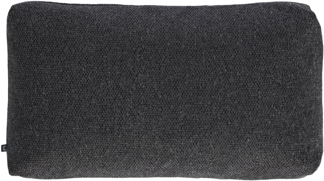 Pudebetræk Kave Home Galene 30x50 cm chenille sort