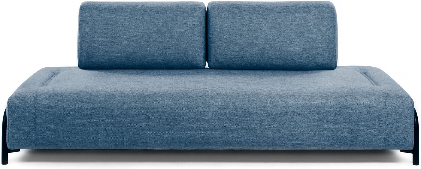 3-personers sofa Kave Home Compo blå  -  nordisk design, pletafvisende, miljøvenlig