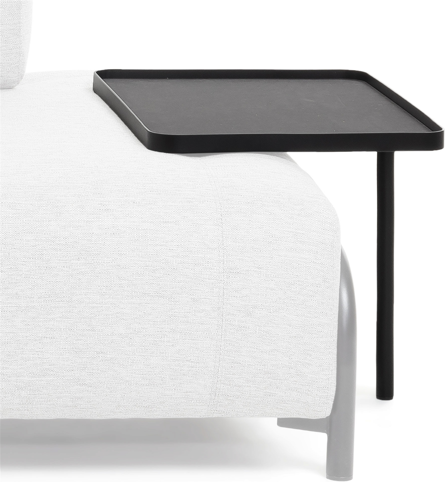 Sofabakke Kave Home Compo Sort Finértræ H45 x B40 x L54 cm