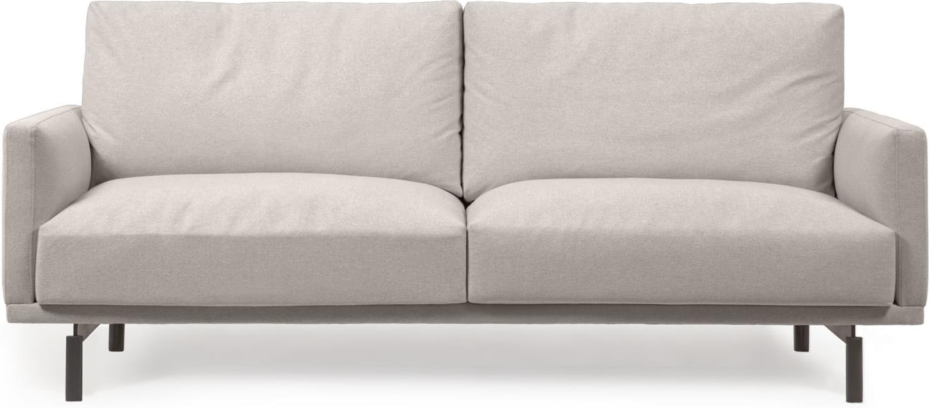 2-personers sofa Kave Home Galene - moderne nordisk loungesofa i genbrugs-PET med aftageligt betræk, beige