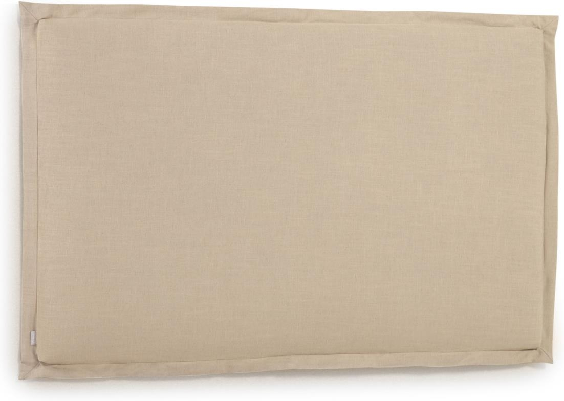 Sengegavl / Hovedgærde Kave Home Tanit, Beige, 186Ã106Ã5 cm