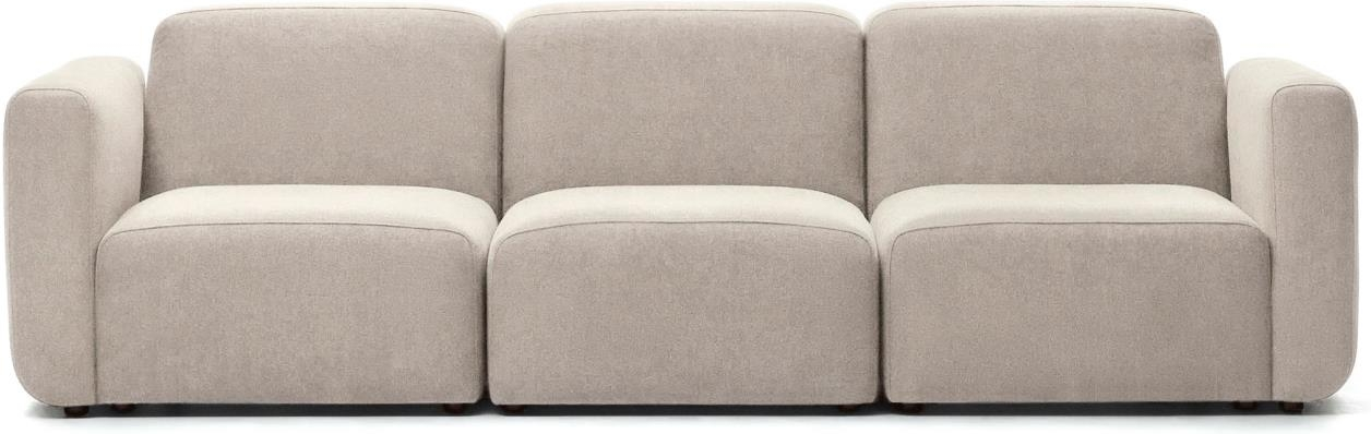 3-personers sofa Kave Home Neom modulsofa  -  beige tekstilbetræk 263Ã89Ã78 cm