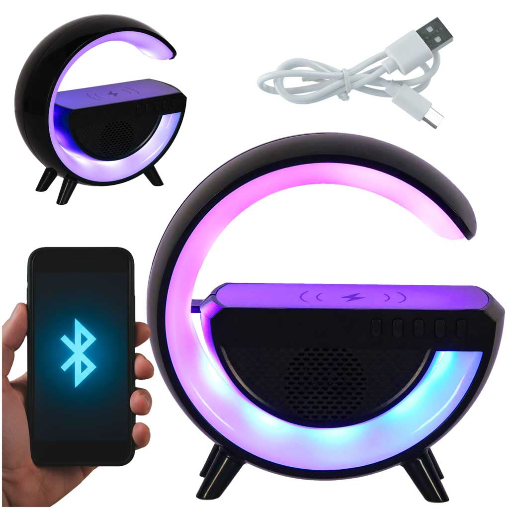 LED-lys RGB-oplader induktionsradio