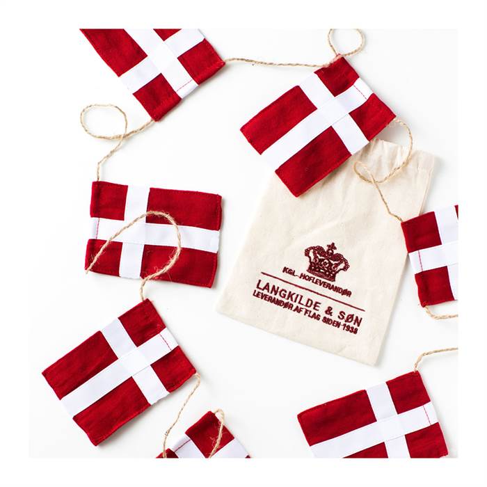 Langkilde og Søn Langkilde & Søn stor flagranke med 10 flag : Erling Christensen Møbler  : Erling Christensen Møbler