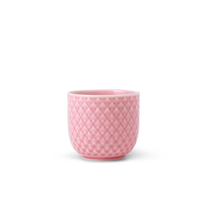 Lyngby Porcelæn Rhombe Color - Æggebæger Ø5 cm - Rose  : Erling Christensen Møbler