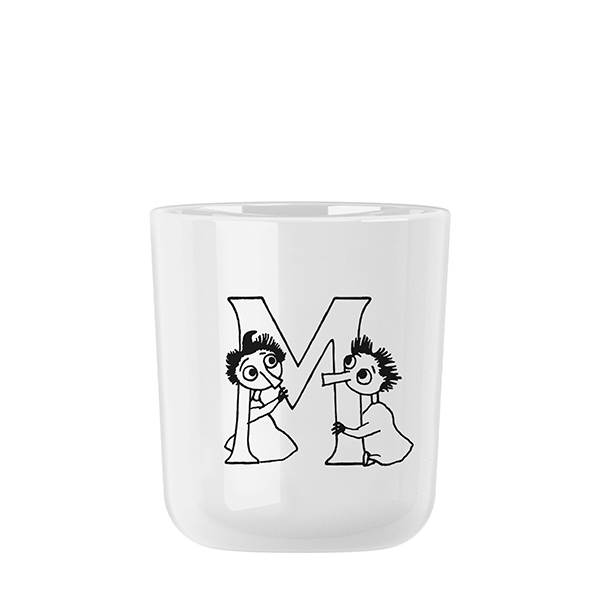 Rig-Tig Moomin ABC kop 0,2 l  - Moomin white - M  : Erling Christensen Møbler