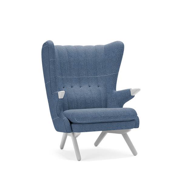 Skipper Furniture Bamse lænestol - Valnød - Main Line Plus 027  : Erling Christensen Møbler