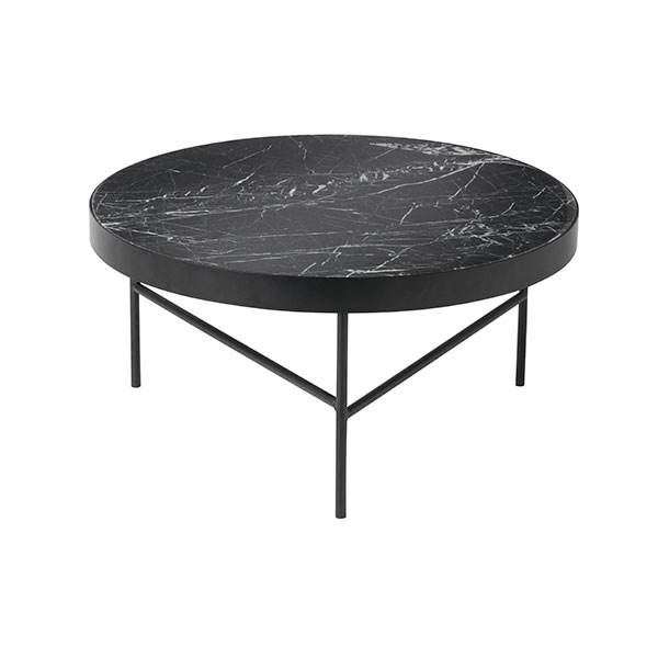 Ferm Living Marble Table - Large - Black  : Erling Christensen Møbler