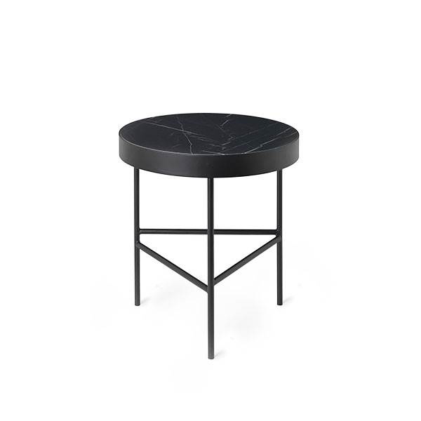 Ferm Living Marble Table - Medium - Black  : Erling Christensen Møbler