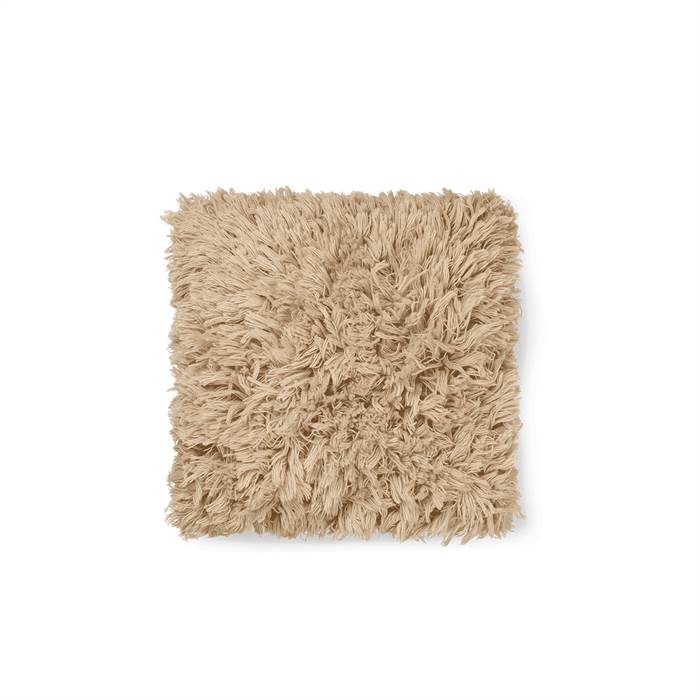 Ferm Living Meadow high pile cushion - Light sand  : Erling Christensen Møbler
