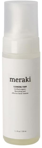 Renseskum Meraki Cleansing ansigtsrens  -  COSMOS-økologisk & Svanemærket med aloe vera & hvedeprotein, 5Ã18 cm