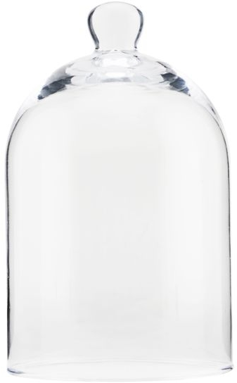 Glasklokke Meraki Domie Ø12 x H19,8 cm  -  elegant displayboks til duftlys og dekoration
