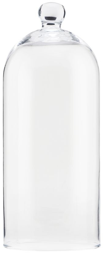 Glasklokke Meraki Domie Ø12 x H29 cm  -  elegant displayboks i klart glas