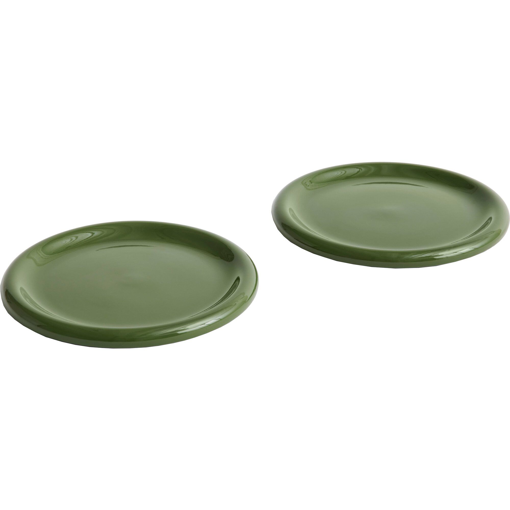 Hay Barro tallerken Ø24, grøn, 2-pack
