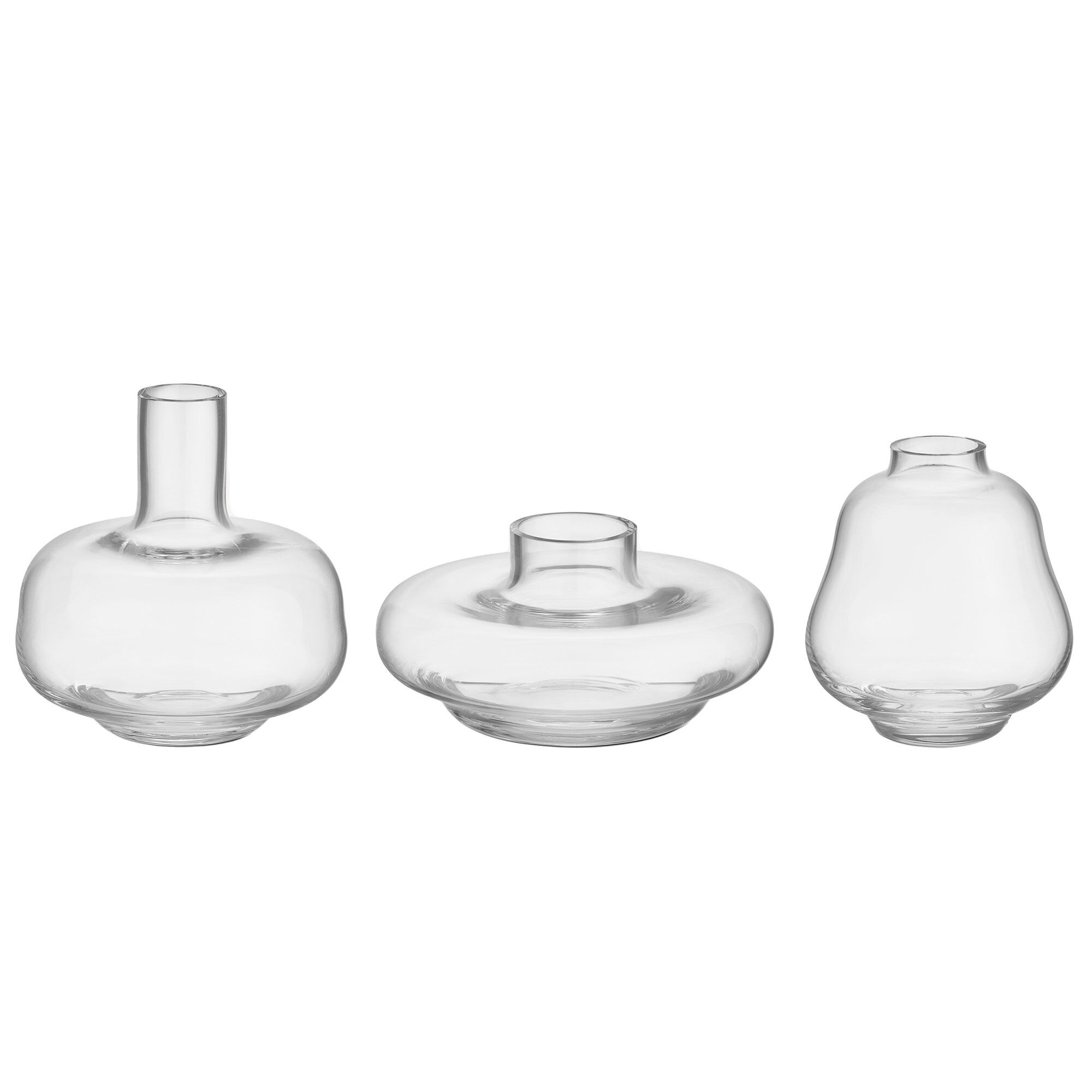 Kosta boda Kappa vase 3-pak, klar
