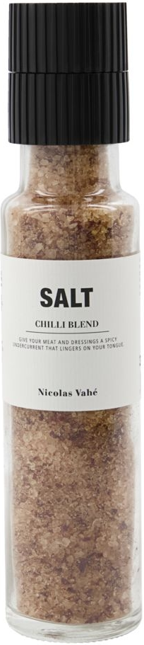 Salt- og chilikrydderi med keramisk kværn, Nicolas Vahé Salt-serie  -  Chiliblend
