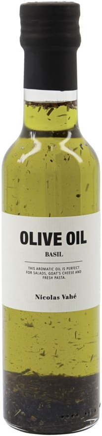 Olivenolie Nicolas Vahé Olive Basil  -  ekstra jomfru med basilikum