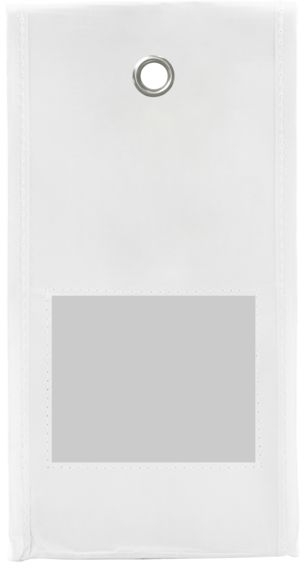 Gavepose/gaveindpakning Nicolas Vahé Gavepose hvid kraftpapir m/vindue 26,5Ã12Ã6,5 cm