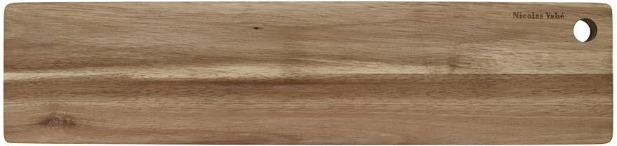Skærebræt Nicolas Vahé Skærebræt i akacietræ 60x14 cm  -  rustikt serverings- og tapasbræt
