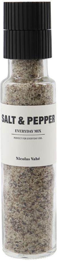 Salt- og peberkværn Nicolas Vahé Salt and Pepper serie Ø5Ã23 cm glas