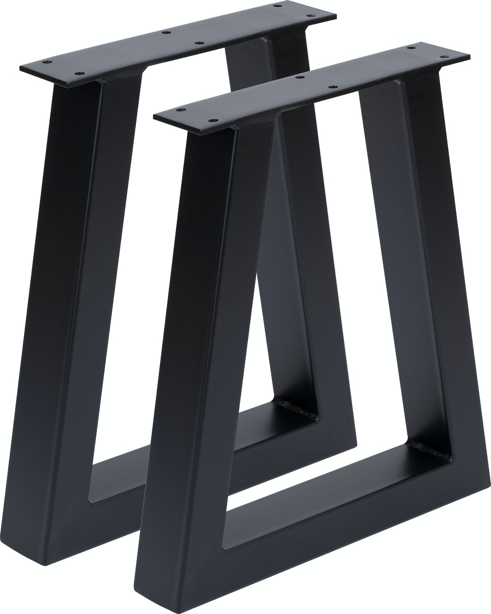 Understel Nielsen Design Villum til sofaborde A-stel bordben sort pulverlakeret metal H40xB35xD6 cm