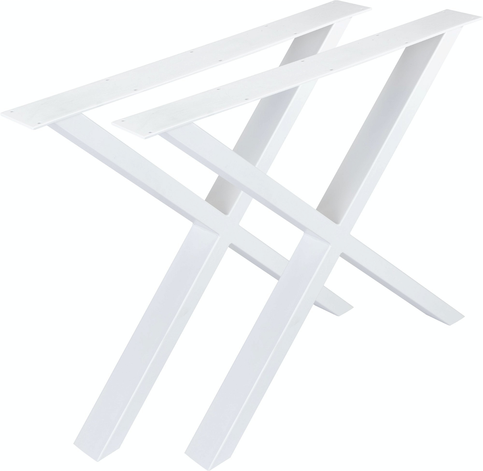 Bordunderstel Nielsen Design Oscar  -  hvidt pulverlakeret metal H71,5ÃB75,5ÃD8 cm