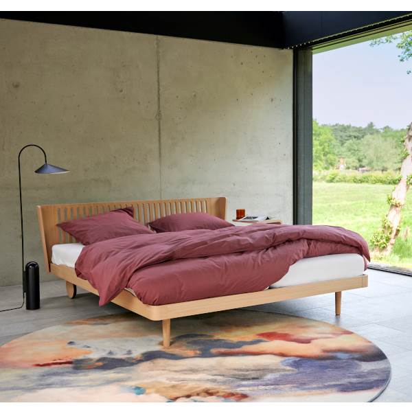 Auping Noa sengeramme - Chalk Grey Oak - 140 x 210 cm. - uden hjul : Erling Christensen Møbler