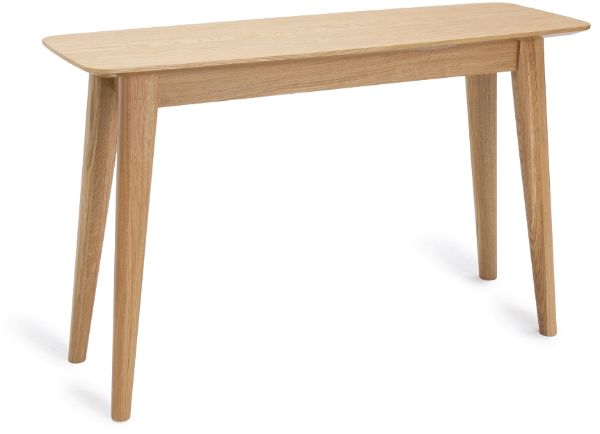 Konsolbord Nordique Design Rho egetræ natur 120Ã40Ã75 cm